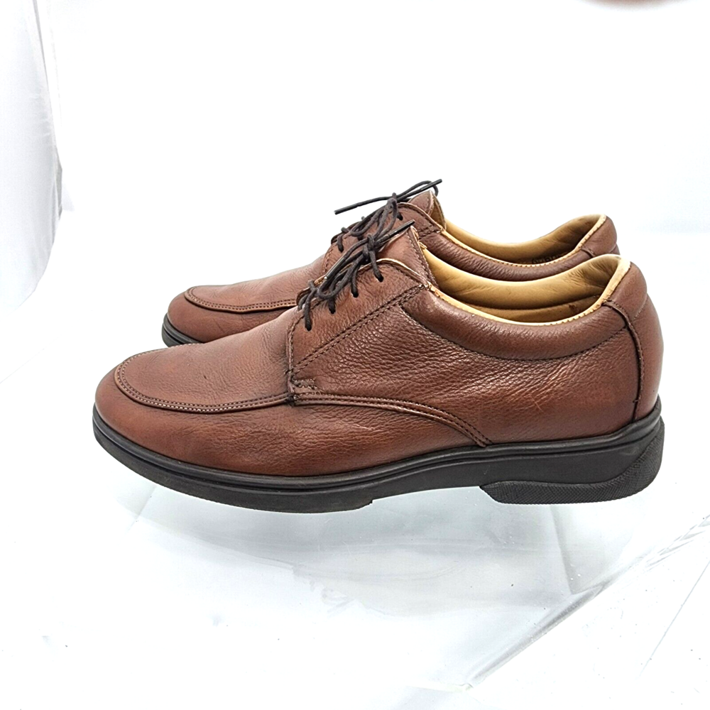 Allen Edmonds Oxford Men 8.5 D Lace Up Dress Shoes Brown Leather/Rubber Sole